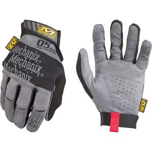High-Dexterity Gloves - Small/8, Medium/9, Large/10, X-Large/11, X-Large/12, Synthetic, Grey & Black, 0.5 mm, EN 388 Level 1, EN 388 Level 1