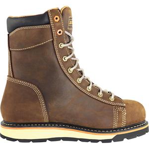 Rigger Work Boots - Leather, 10, 7, 7-1/2, 8, 8-1/2, 9, 9-1/2, 10-1/2, 11, 12, 13, Steel, Puncture Resistant, Metal, Meets/Exceeds CSA Green Triangle, Impermeable, Brown, 3E
