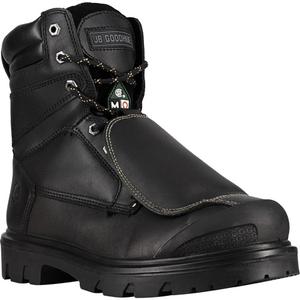Ricochet2 Work Boots - Leather, 10, 7, 7-1/2, 8, 8-1/2, 9, 9-1/2, 10-1/2, 11, 12, 13, Steel, Puncture Resistant, Metal, Meets/Exceeds CSA Green Triangle, Permeable, Black, 3E