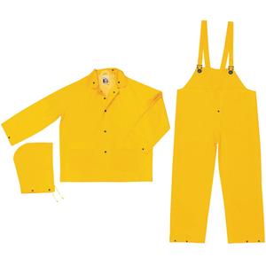 Classic Series Rain Suit - Polyester/PVC, 2X-Large, Yellow