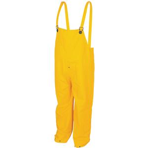 Classic Series Bib Rain Pants - Polyester/PVC, Large, Medium, Small, 2X-Large, 3X-Large, 4X-Large, 5X-Large, 6X-Large, X-Large, Yellow, 0.35 mm