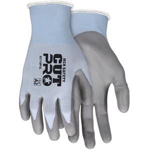 Safety Cut Pro™ Cut Resistant Gloves - Large, Medium, Small, X-Large, X-Small, 2X-Large, 18, HPPE, Polyurethane, Dipped Palm, ASTM ANSI Level A2, ANSI/ISEA 105 Level 3, Unrated, ANSI/ISEA 105 Level 2, Unrated
