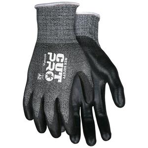 Safety Cut Pro™ Cut Resistant Gloves - Large, Medium, Small, X-Large, X-Small, 2X-Large, 13, HPPE, Polyurethane, Dipped Palm, ASTM ANSI Level A2, ANSI/ISEA 105 Level 4, Unrated, ANSI/ISEA 105 Level 3, Unrated