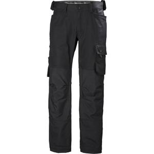Oxford Work Pants - Cotton, Black, 30, 32, 36, 38, 40, 42, 44, Men's, 30