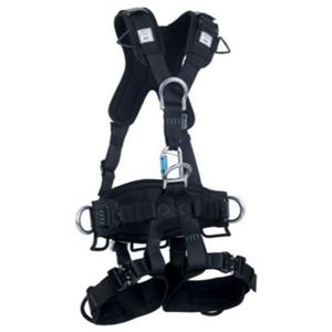 Gravity® Full Body Suspension Harness - Work Positioning/Ladder Climbing/Descent Control/Fall Arrest/Evacuation/Retrieval, ADELP, 400 lbs., Small, Medium, Large, Back -  Front - Shoulder - Side, Quick-Connect