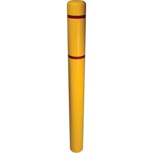 Bollard Cover - 52", 6", Yellow, 7.1", 7.35"