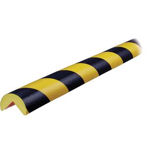 Frost Model A Corner Protection Bumper Guard - 1 M, Black & Yellow, Recyclable Polyurethane Foam, 21 N/inch, '-40°C - 100°C (-40°F - 212°F)