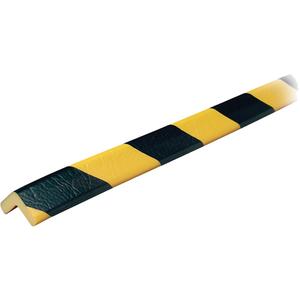 Frost Model E Corner Protection Bumper Guard - 1 M, Black & Yellow, Recyclable Polyurethane Foam, 21 N/inch, '-40°C - 100°C (-40°F - 212°F)
