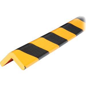 Frost Model H Corner Protection Bumper Guard - 1 M, Black & Yellow, Recyclable Polyurethane Foam, 21 N/inch, '-40°C - 100°C (-40°F - 212°F)