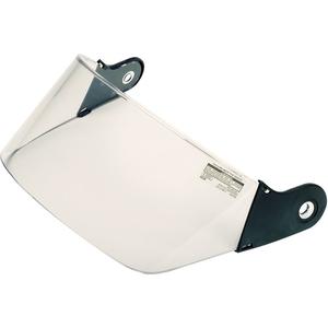 Fire & Rescue Faceshield Visor - 4", 11-1/4", 0.098", Polycarbonate, Clear, NFPA 1971/ASTM D648, Fire & Rescue Helmets, 880 Tradition Helmets, Anti-Fog & Scratch-Resistant, 0