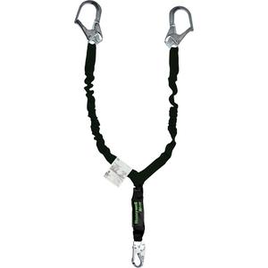 Miller® Arc-Rated Shock-Absorbing Lanyard - 6', Meets/Exceeds CSA-Z259.11, 120 lbs., 335 lbs., Locking Snap Hook, Locking Snap Hook, Kevlar®, Pack, 1, Grey, ASTM F887-05, 3600 lbs.