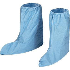Pyrolon® Plus 2 Flame Resistant Boot Covers - FR Treated Fabric, X-Large, 2X-Large, Blue, 17", 1000° F, ANSI/ISEA 101, NFPA 2113 5.1.9