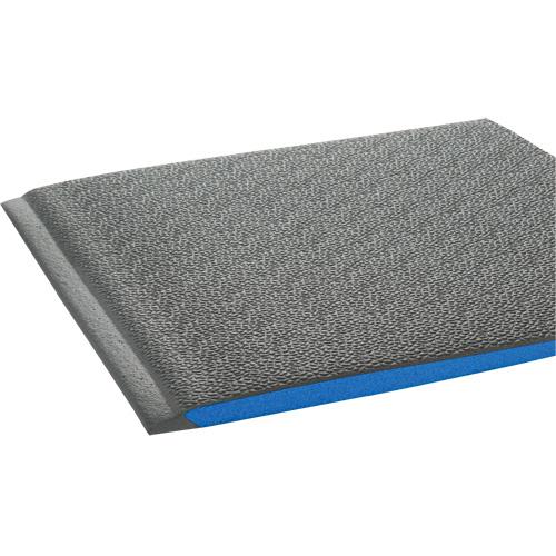 Wear-Bond™ Comfort-King™ Ergonomic Mats, Pebbled, 2' x 3' x 9/16", Grey, Vinyl Foam