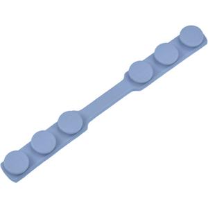 Anti-Slip Ear Grip Face Mask Extensions - Other, ZS1, Food-Grade Silicone, Grey, 5-1/2", 1/2"