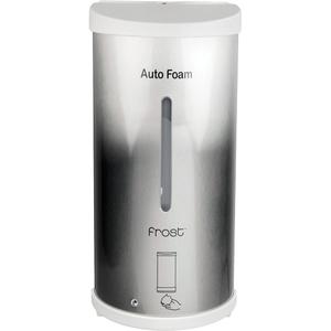 Foam Soap & Sanitizer Dispenser - 800 ml, Touchless, Bulk, 0.7-0.8 cc, Stainless Steel, (4) AA Alkaline Batteries, 20000 Cycles or 1 Year