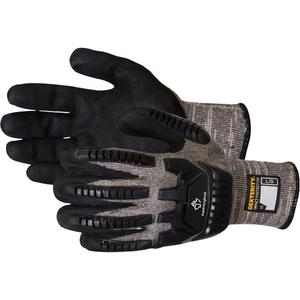 Dexterity® Impact-Resistant & Cut-Resistant Gloves - 10, 6, 7, 8, 9, 11, 12, 15, Cotton, Nitrile, Dipped Palm, ASTM ANSI Level A4, ANSI/ISEA 105 Level 3, Unrated, ANSI/ISEA 105 Level 3, Unrated
