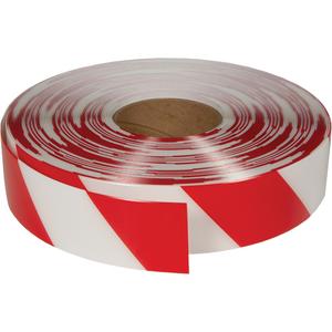 ArmorStripe® Ultra Durable Floor Tape - Red and White, PVC, 2", 100', 0.05"