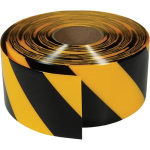 ArmorStripe® Ultra Durable Floor Tape - Black and Yellow, PVC, 4", 100', 0.05"
