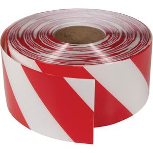 ArmorStripe® Ultra Durable Floor Tape - Red and White, PVC, 4", 100', 0.05"