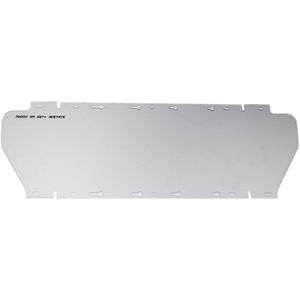 Replacement 380 Series Visor Window - 6-1/2", 19-1/2", 19-1/2", Acetate, Clear, None, Uncoated