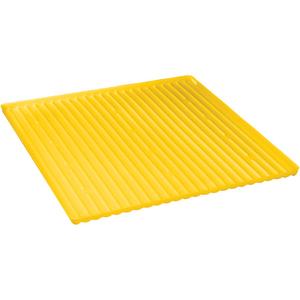 Safety Cabinet Shelf Tray - Justrite® Shelf No. 29935 or 4 Gal. Safety Cabinets, 13.625", 13.5", Yellow