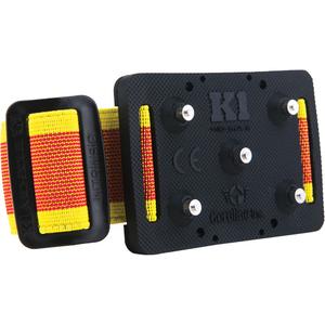 Intrinsic Mid-Sole Ice Cleats - One Size, Stud, Polymer Blend, Yellow/Orange/Black, High