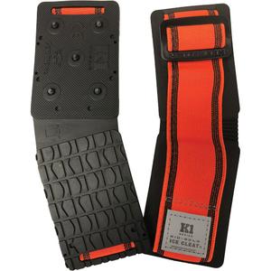 Mid-Sole Slim Ice Cleat - One Size, Stud, Tungsten Carbide, Orange/Yellow