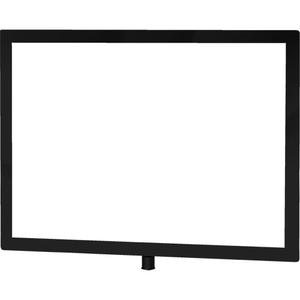 Heavy-Duty Horizontal Sign Holder for Classic Posts - Black, 11", 14", 1/4", Acrylic