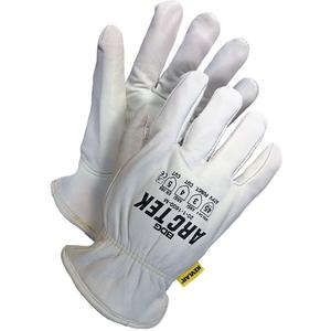 Arc Tek™ Cut & Arc Flash Protection Driver Gloves - X-Small, NFPA 70E, 4, 45 cal/cm², Light Grey, Keystone, Grain Goatskin, Kevlar®