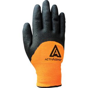 ActivArmr® 97-011 Coated Gloves - Small, Medium, Large, X-Large, 10, Polyester, Nitrile, 3/4 Dipped, Acrylic