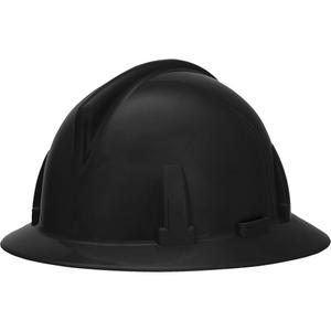 Topgard® Full Brim Hard Hat - Quick-Slide, Black, Green, Orange, Non-Vented, None, ANSI Class E