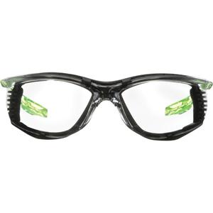 Solus CCS Series Safety Glasses - Meets/Exceeds CSA Z94.3, Clear, Grey, Indoor/Outdoor/Grey, Scotchgard Anti-Fog, Polycarbonate, Clear, Green