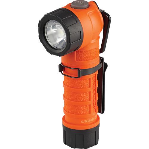 Polytac® 90 X Right Angle Light - LED, 500, 85, 3.75, 19, Nylon Polymer, Orange, Rechargeable, Included, 167 m