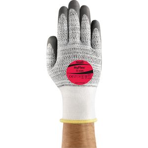 HyFlex™ Cut Resistant Gloves - 8, 9, 10, 13, Nylon/Glass Fibre, Polyurethane, Dipped Palm, EN 388 Level C, EN 388 Level 4/ANSI/ISEA 105 Level 6, EN 388 Level 4, EN 388 Level 3/ANSI/ISEA 105 Level 4, Unrated