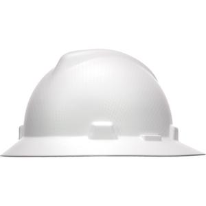 V-Gard® Hydro Dip Full Brim Hard Hat - Ratchet, Silver, Grey/Black/White, Brown, Black, Non-Vented, Meets/Exceeds CSA Type 1/ANSI Type I, ANSI Class E