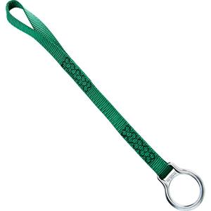 Single D Ring Extension - Temporary, D-Ring, 1.8', Green