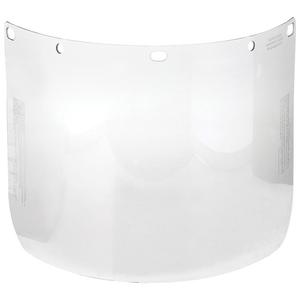 Dynamic™ Formed Faceshield - 8", 15-1/2", 0.06", Copolyester/PETG, Clear, None