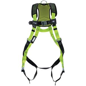 Miller® H500 Industry Comfort Full Body Harness - Fall Arrest, A, 420 lbs., Small/Medium, Universal, 2X-Large, Back, Quick-Connect, Quick-Connect, Steel