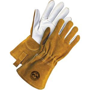 TIG Welder's Gloves - Large, X-Large, Medium, Small, 2X-Large, Unlined, Grain Goatskin