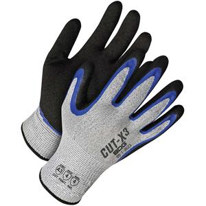 Cut-X™ Cut Resistant Gloves - 10, 7, 8, 9, 11, 6, HPPE, Nitrile, Dipped Palm, ASTM ANSI Level A3, ANSI/ISEA 105 Level 4, Unrated, ANSI/ISEA 105 Level 4, Unrated, Grey