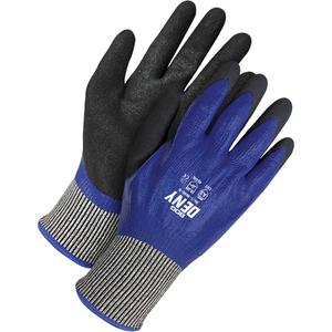 Deny® Cut-Resistant Gloves - 10, Small/7, 13, HPPE, Nitrile, Full Dip, ASTM ANSI Level A3/EN 388 Level C, EN 388 Level 4, EN 388 Level 4, ANSI/ISEA 105 Level 3, Unrated, Blue