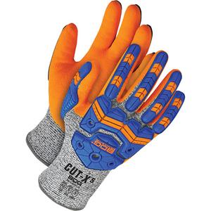 Cut-X™ Cut & Impact Resistant Gloves - 10, 9, 8, 11, 7, 6, HPPE, Nitrile, Dipped Palm, ASTM ANSI Level A5, ANSI/ISEA 105 Level 6, Unrated, ANSI/ISEA 105 Level 3, Unrated, Level 2
