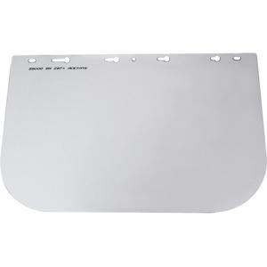 390 Series Replacement Faceshield - 8", 12", 0.04", Acetate, Clear, Meets/Exceeds CSA Z94.3/ANSI Z87+