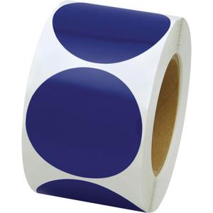 Coloured Marking Dots - Blue, Vinyl, 3", 3", Circle