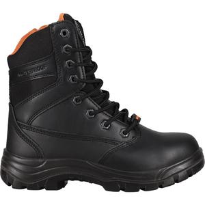 Safety Boots - Leather, 10, 5-1/2, 9-1/2, 11, Steel, Puncture Resistant, Non-Metallic, Meets/Exceeds CSA Green Triangle, Impermeable