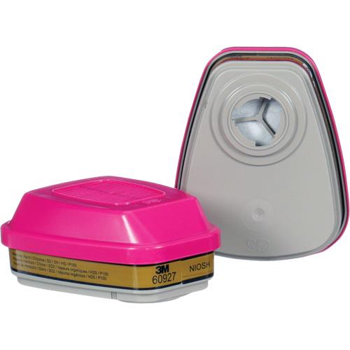 Cartridge - Combination Gas/Vapour Cartridge and Particulate Filter, Multi-Gas/Vapour/P100