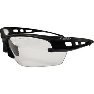 Mango™ Safety Glasses - Meets/Exceeds CSA Z94.3, Clear, Blue Mirror, Indoor/Outdoor, Orange Mirror, Grey, None, Black