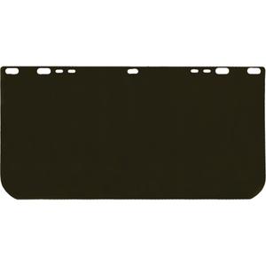 Valuguard™ Visor - 8", 15-1/2", 0.04", Polycarbonate, Green