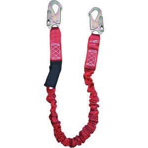 ShockSorb™ Internal Shock Lanyard - 6', Meets/Exceeds CSA-Z259.11, 100 lbs., 255 lbs., Snap Hook, Snap Hook, Polyester, Tubular Core, 1