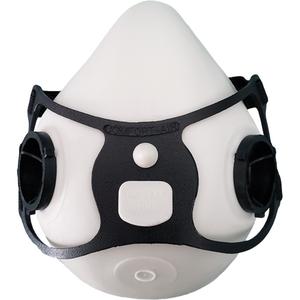 Comfort-Air® 400Nx Half Mask without Exhalation Valve - Medium/Large, Elastomer/Rubber, White